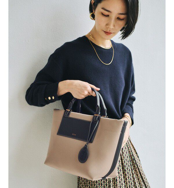 ROPE「【E'POR】BOAT BAG Medium/撥水・軽量・一部WEB限定カラー・26AW新色」|ハンドバッグ|ベージュ(27)
