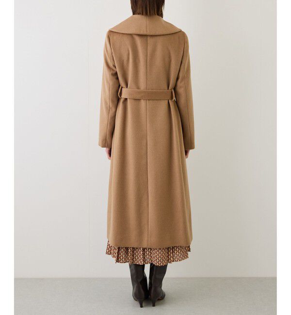 ROPE「【7/31(金)発売開始】プレミアムカシミヤショールカラーコート【一部J'aDoRe限定カラー】/逸品・26AW」|ステンカラーコート|