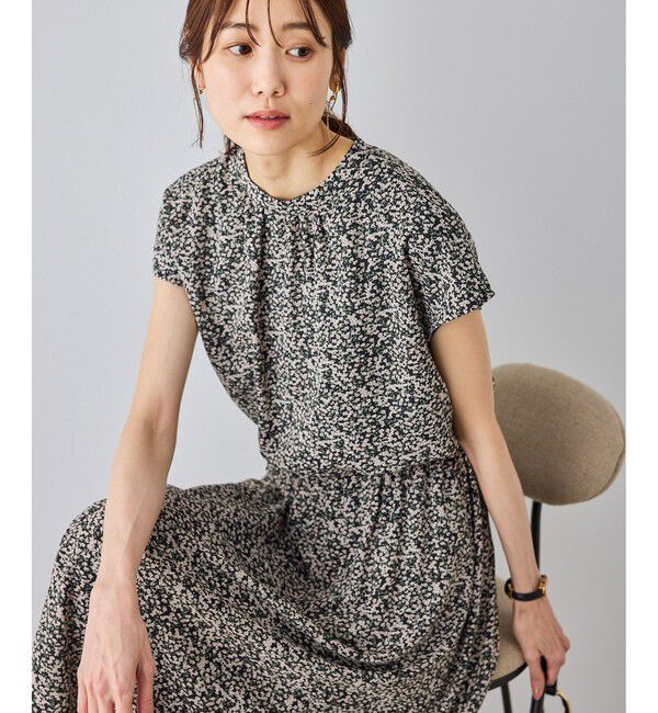 Rope&rsquo;Picnic「【WEB限定サイズ】小花柄＆線画アソートワンピース」|ワンピース|