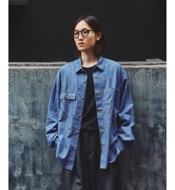 ADAM ET ROPE'「ライトオンス デニム シャツ / ADAM ET ROPE' JEANS」|シャツ・ブラウス|