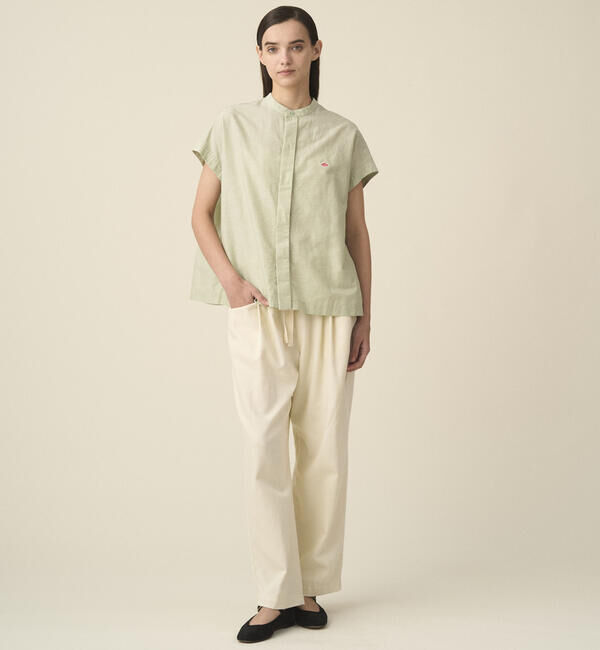 DANTON「DANTON | コットンリネン スリーブレスシャツ WOMEN」|シャツ・ブラウス|
