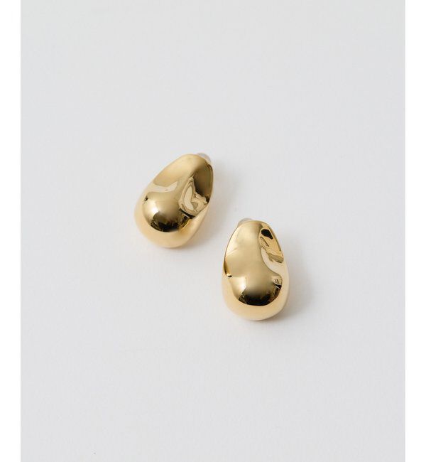  「【Hoaw.】オーバルシルエットピアス」|リング|