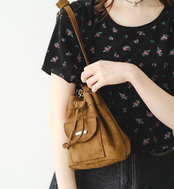  「【4色展開】スエードミニバッグ」|トートバッグ|