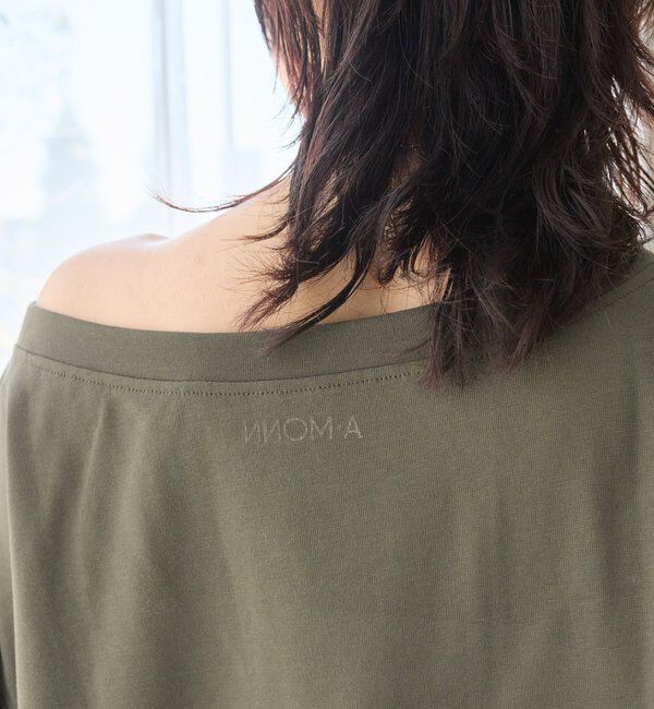 「【A・MONN】【吸水速乾/接触冷感】オープンネックTee」|Tシャツ・カットソー|