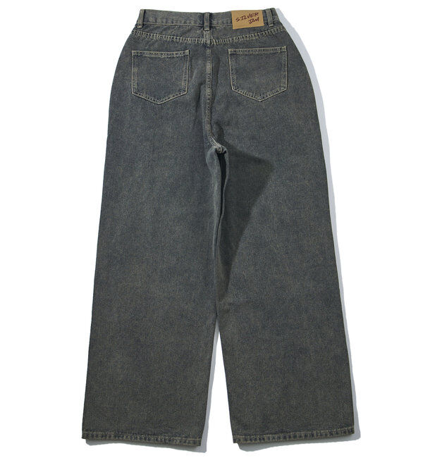  「《UNISEX / サイズ展開あり》スラッシュポケットブラストワイドデニム」|デニム|