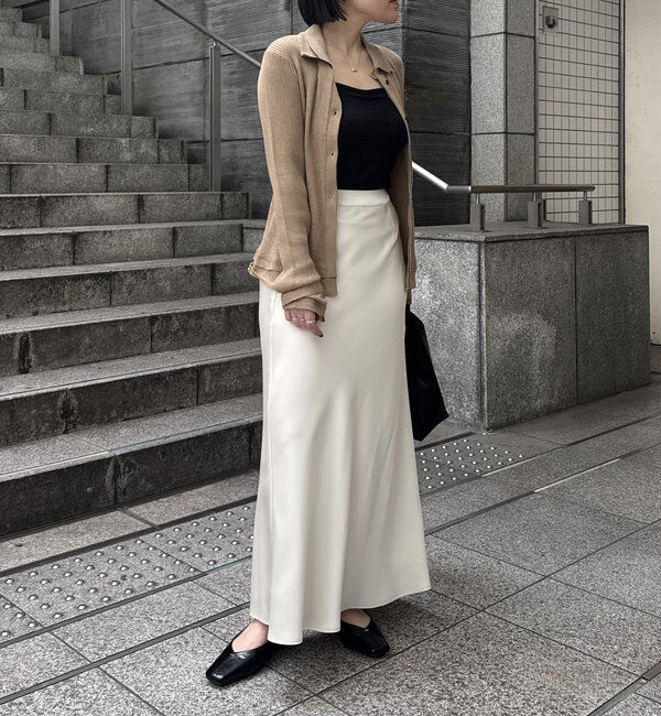 「【サイズ展開あり】バイアススカート」|スカート|