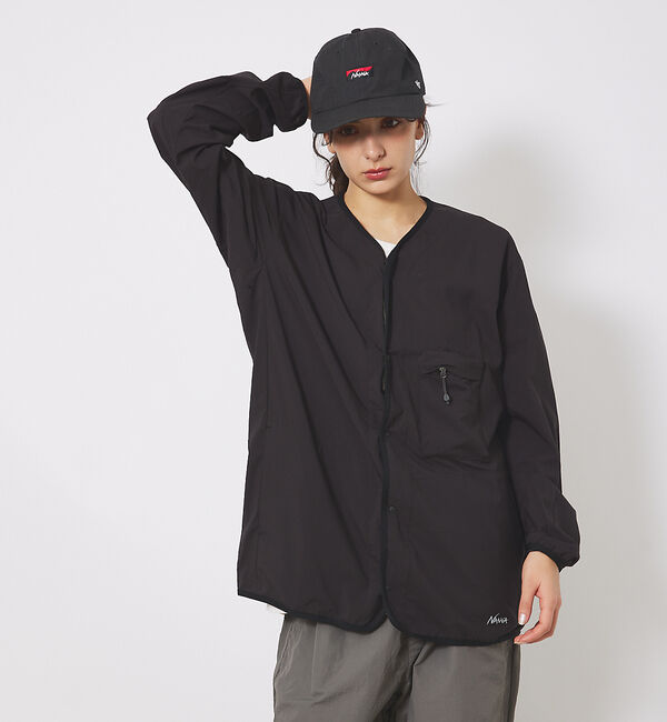 ABAHOUSE「【NANGA/ナンガ】PLC CARDIGAN/ナイロンカーディガン/パッカブル」|カーディガン|
