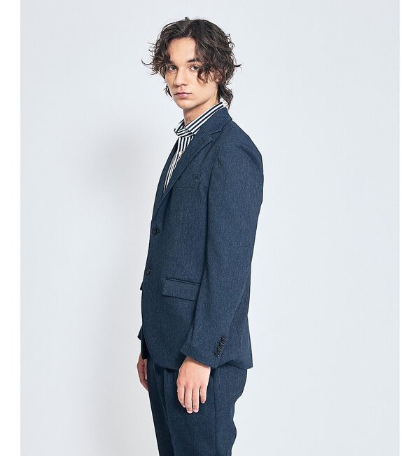 ABAHOUSE「【セットアップ対応】デニムライク ジャケット / FLEX JACKET / 2」|テーラードジャケット|