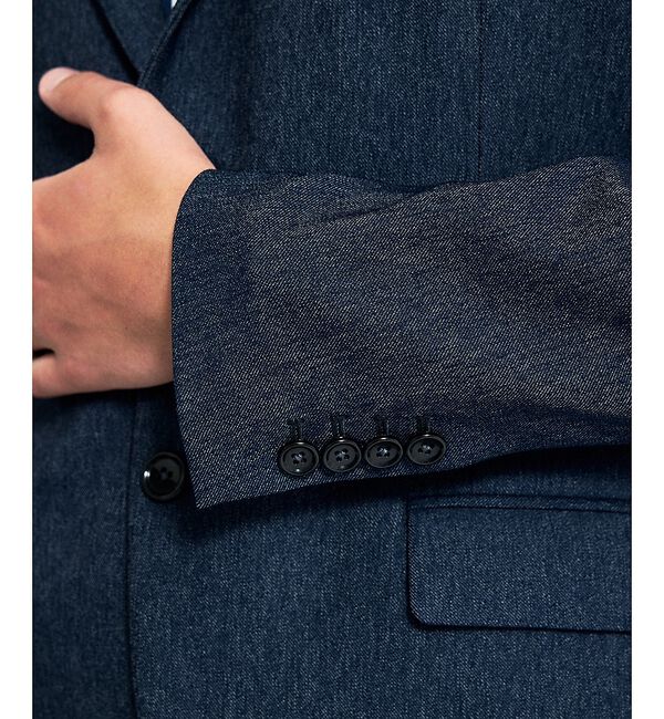 ABAHOUSE「【セットアップ対応】デニムライク ジャケット / FLEX JACKET / 2」|テーラードジャケット|
