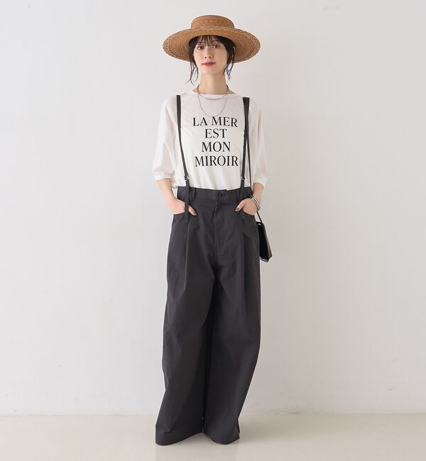 Rouge vif「シアーロゴオーバーサイズTシャツ」|Tシャツ・カットソー|