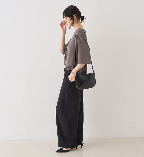 Rouge vif「シアーロゴオーバーサイズTシャツ」|Tシャツ・カットソー|