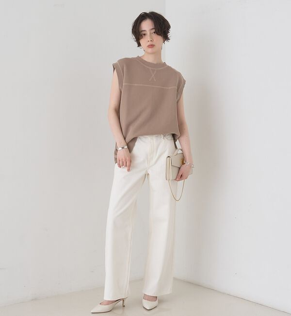 Rouge vif「ヴィンテージライクタンクTシャツ/ノースリーブ」|Tシャツ・カットソー|