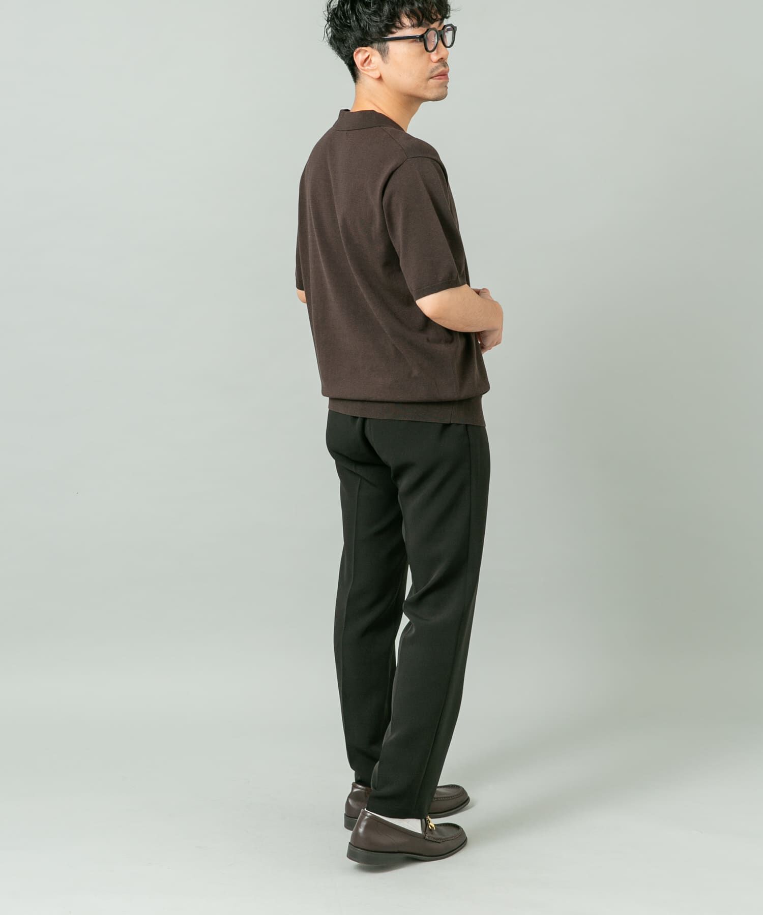 URBAN RESEARCH ROSSO「『WEB限定』シルク混サマーニットポロシャツ」|ポロシャツ|