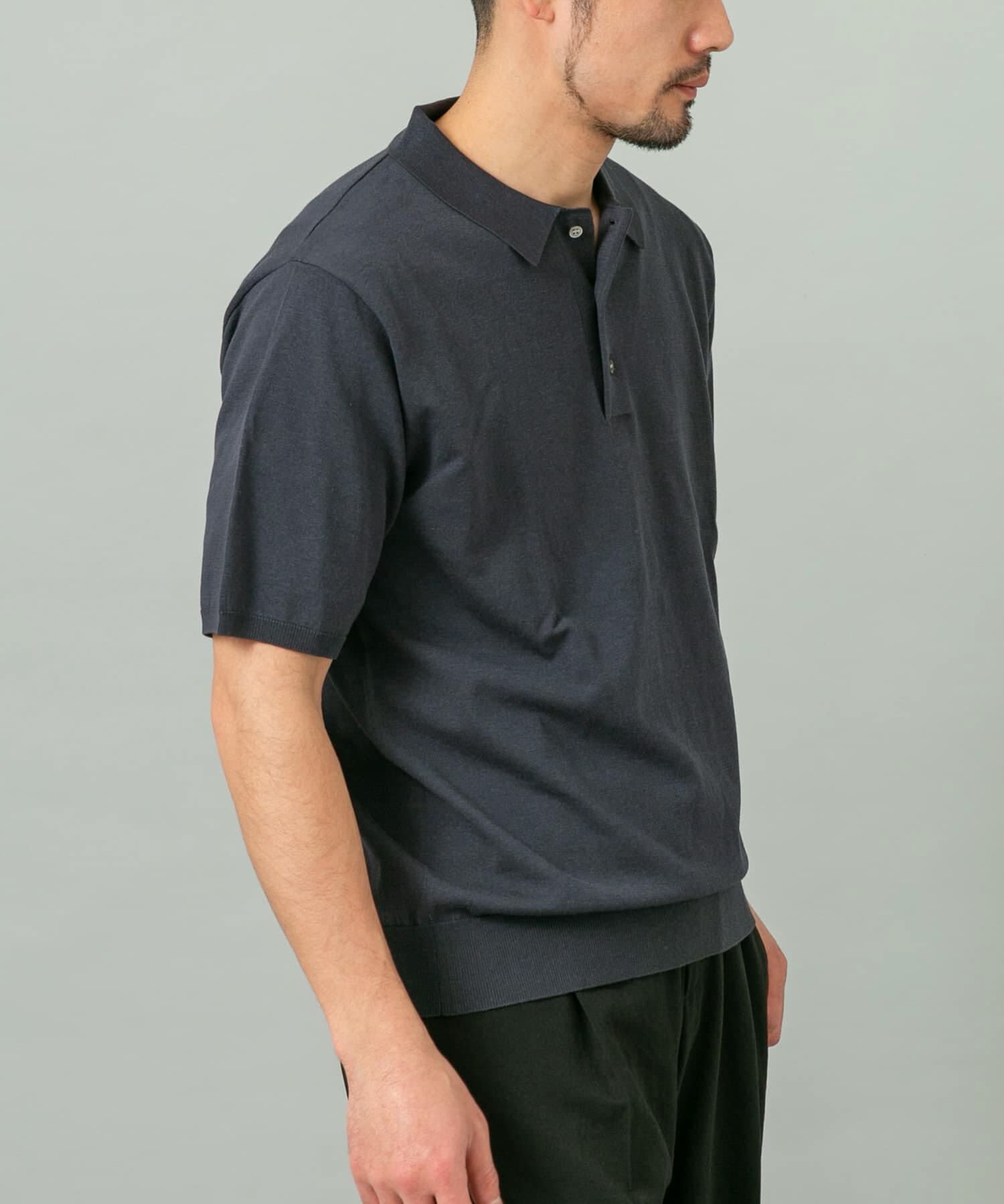 URBAN RESEARCH ROSSO「『WEB限定』シルク混サマーニットポロシャツ」|ポロシャツ|