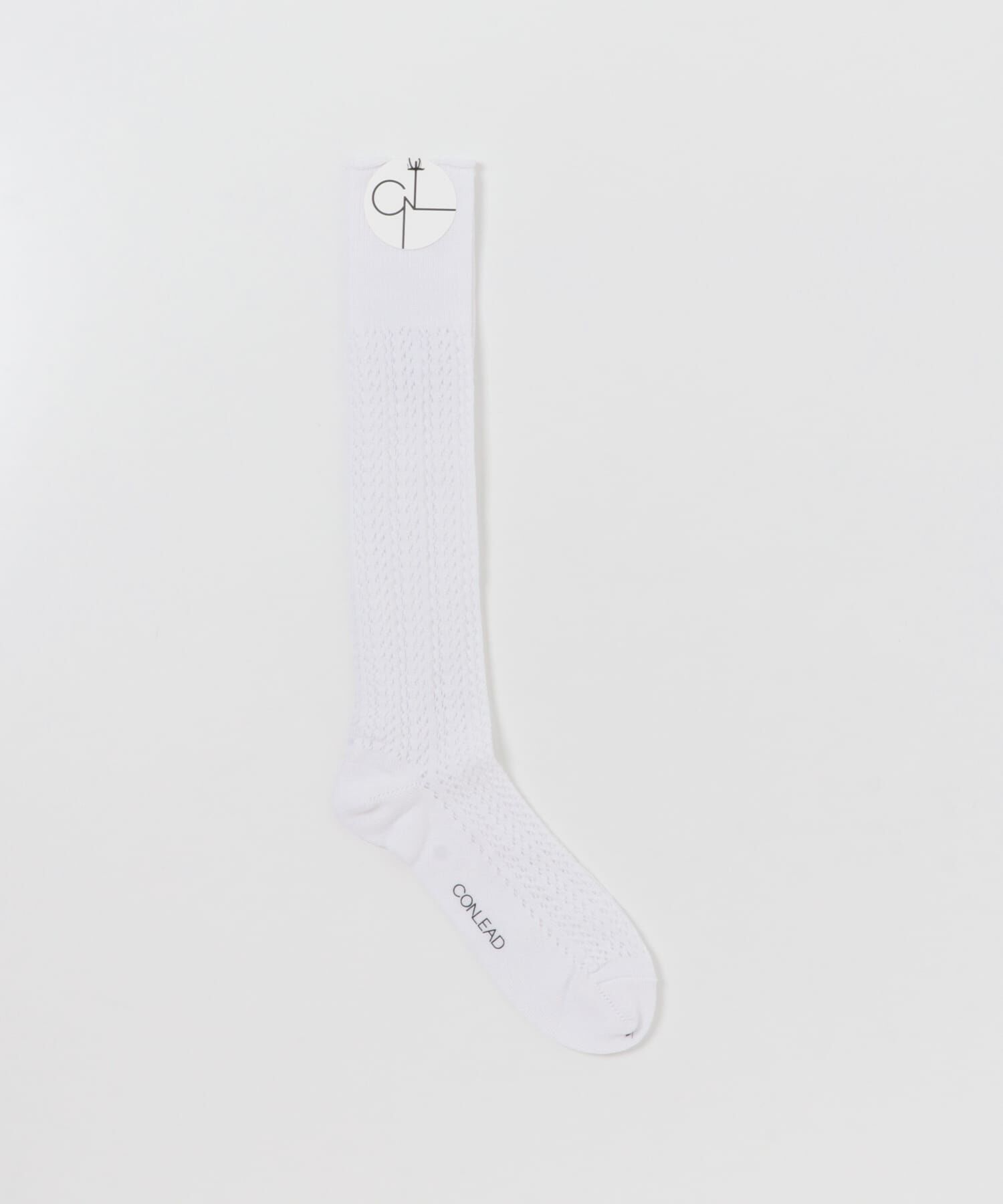 URBAN RESEARCH「CONLEAD　LACE LONG」|ソックス|ホワイト
