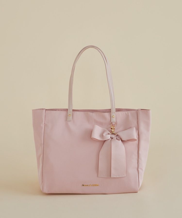 Maison de FLEUR「リボンチャーム付き3ルームトートバッグ」|トートバッグ|