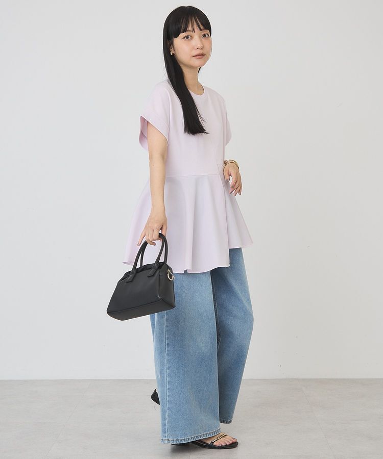 AMERICAN HOLIC「アシンメトリーペプラム ドッキングプルオーバー」|Tシャツ・カットソー|