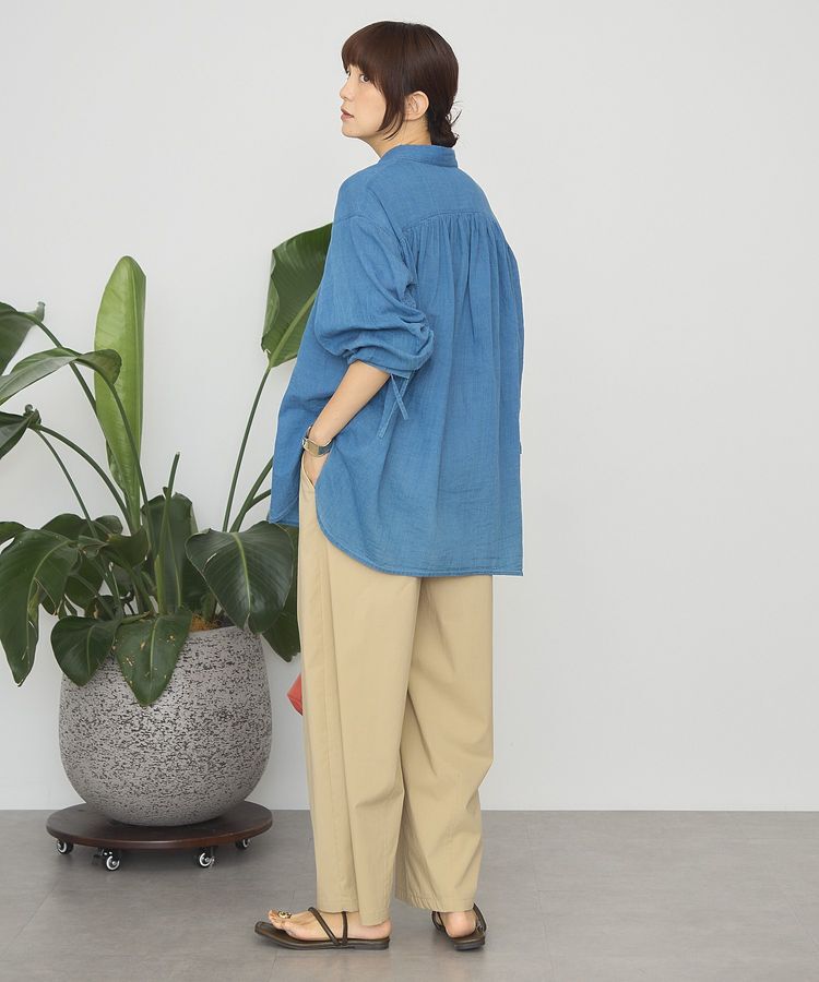 AMERICAN HOLIC「ガーメントウォッシュアソートギャザーシャツ」|シャツ・ブラウス|