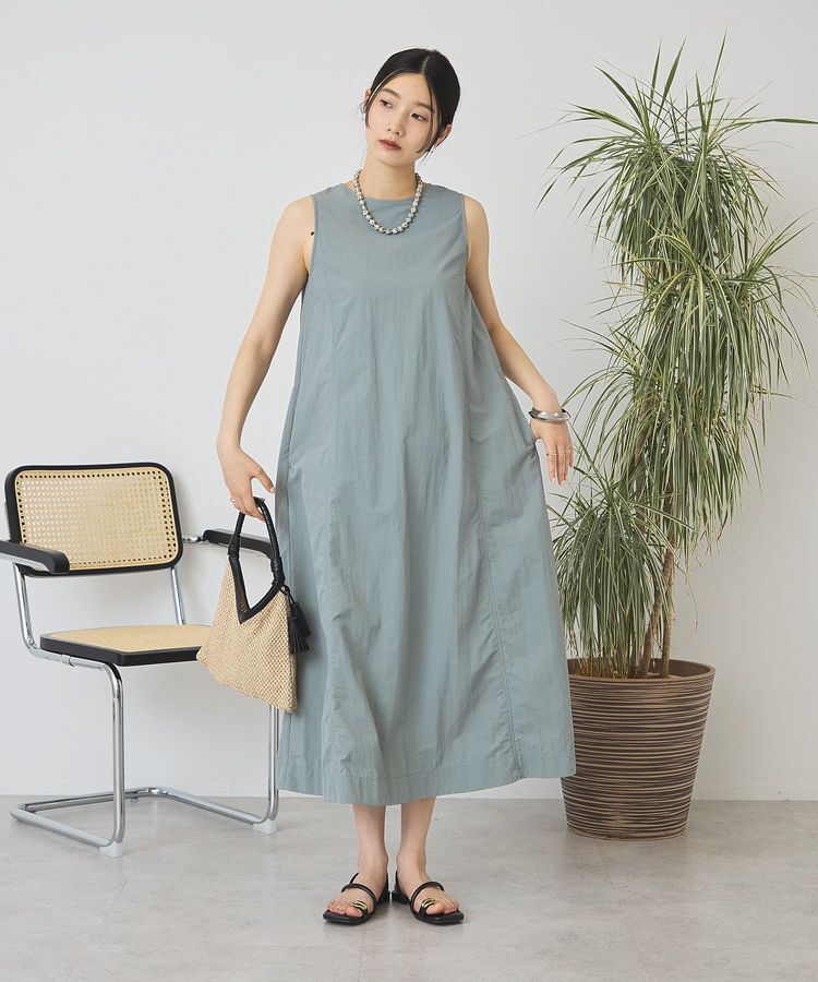 AMERICAN HOLIC「【2点セット】ナイロンAラインワンピース+キャミソール」|ワンピース|