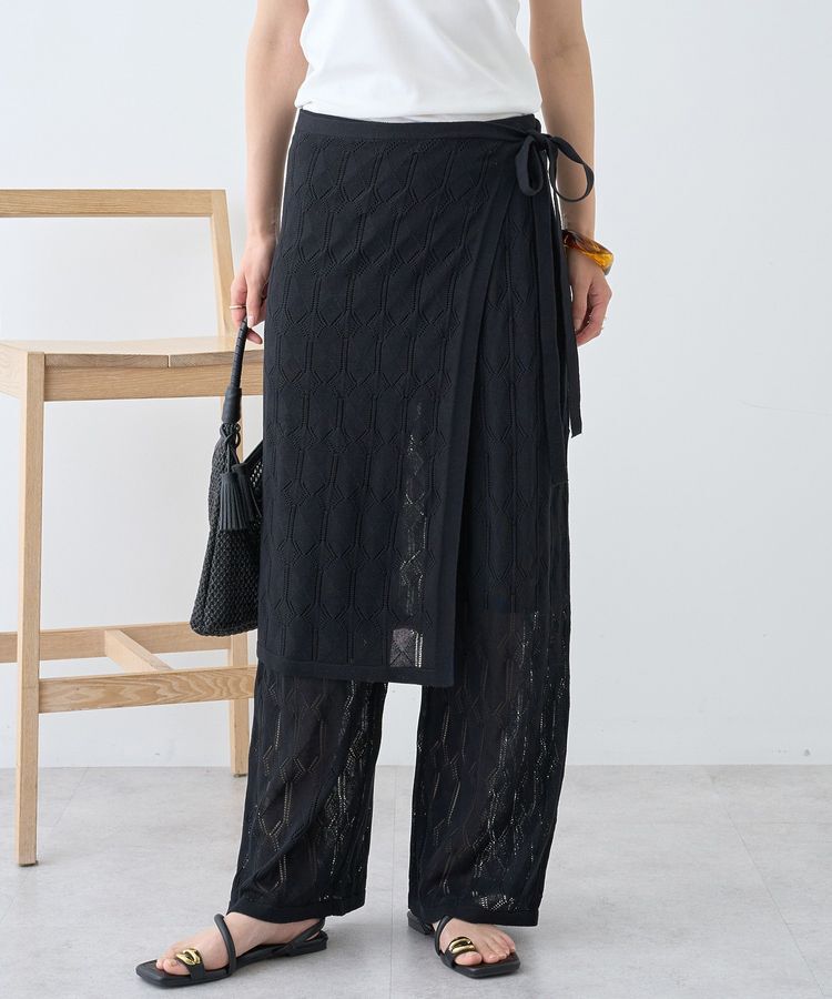 AMERICAN HOLIC「【2点セット】ニットパンツ+巻きスカート」|その他|