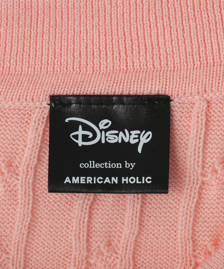 AMERICAN HOLIC「【Mickey&Friends】ケーブルニットポロ」|ニット・セーター|