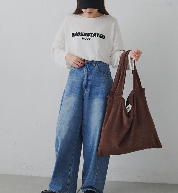  「【F&B】パイルBIGトートBAG」|ショルダー・メッセンジャー|
