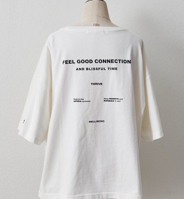  「【F&B】オーガニックコットン混ロゴTシャツ」|プルオーバー|