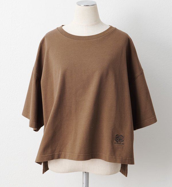  「【F&B】オーガニックコットン混ロゴTシャツ」|プルオーバー|