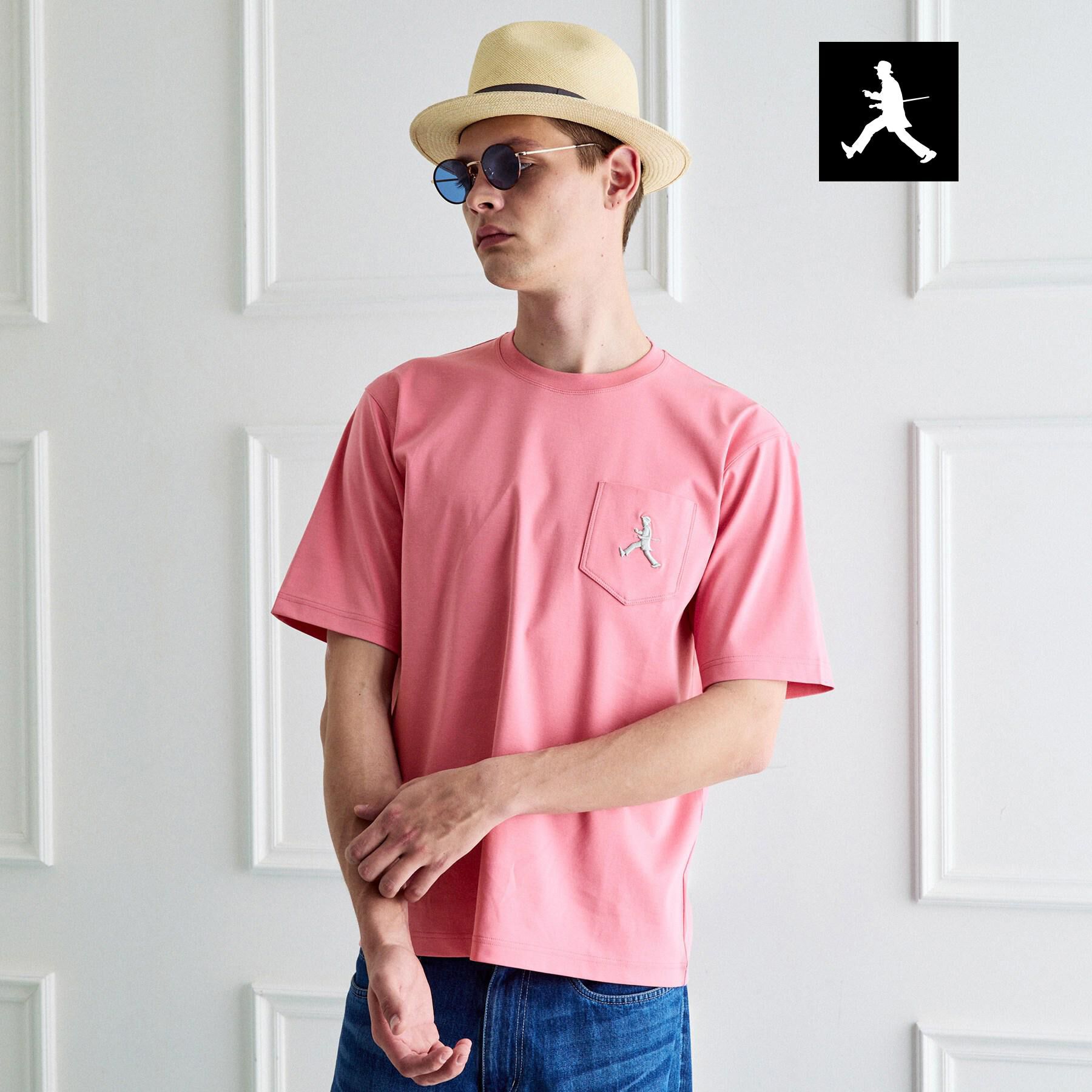 TAKEO KIKUCHI「【BOWLER HAT LABEL】アイスクリアコットンボーラーハットウォーカー 半袖ポケT」|Tシャツ・カットソー|