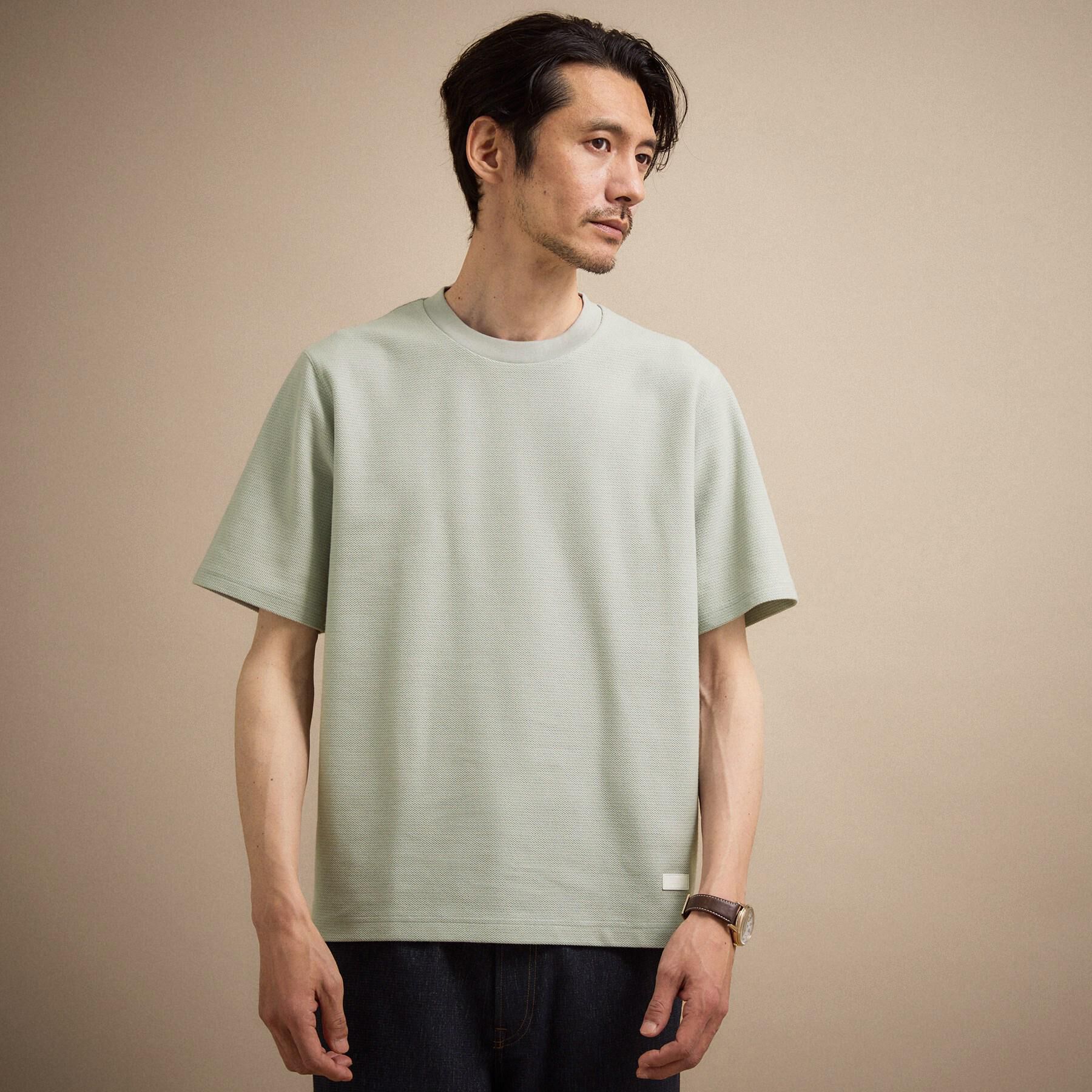 TAKEO KIKUCHI「【抗菌防臭】ステイフレッシュ Tシャツ」|Tシャツ・カットソー|ライトグレー(011