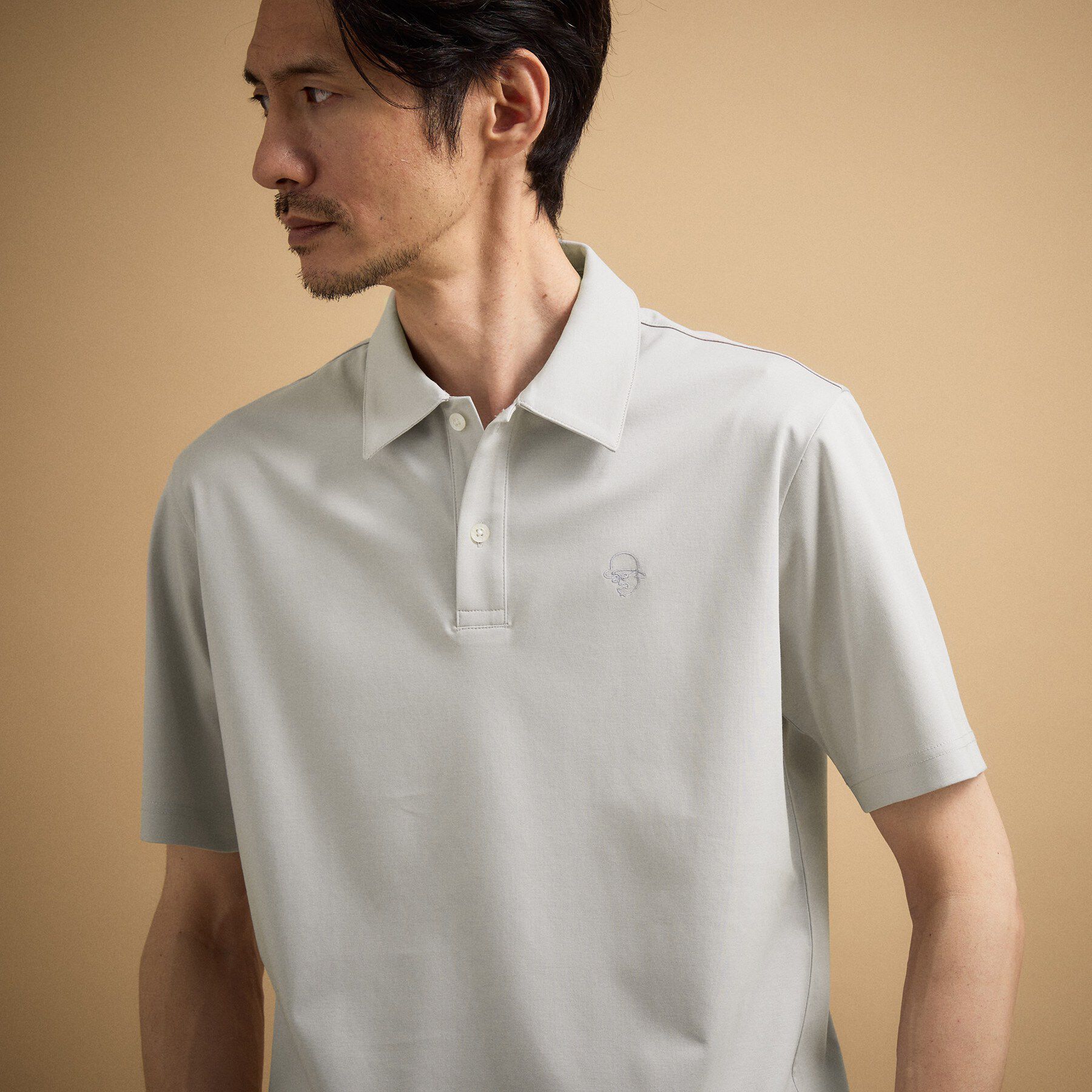 TAKEO KIKUCHI「【接触冷感】アイスクリアコットン ワンポイント ポロシャツ」|ポロシャツ|
