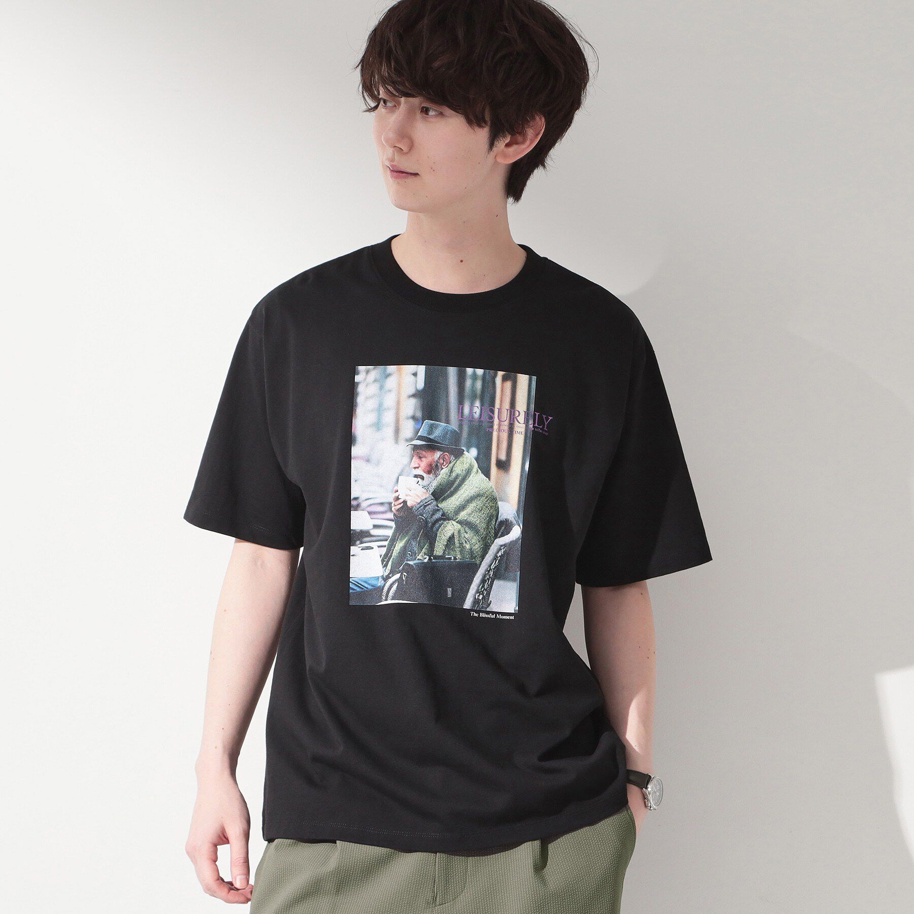 THE SHOP TK「モノクロ フォトグラフィー 半袖Tシャツ 洗濯機OK」|Tシャツ・カットソー|