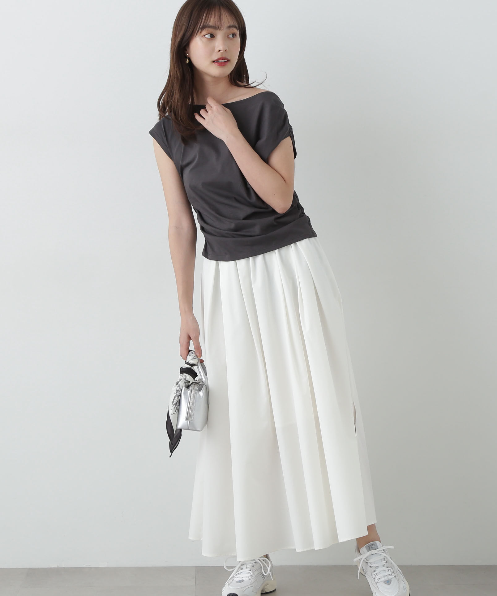 PROPORTION BODY DRESSING「アシメTシャツ」|Tシャツ・カットソー|