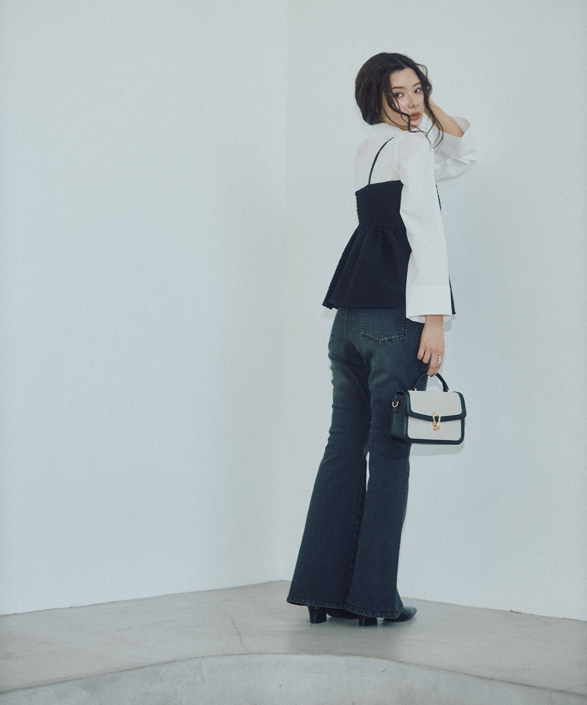 PROPORTION BODY DRESSING「〈a/mie〉フレアデニムパンツ　26SS」|その他|