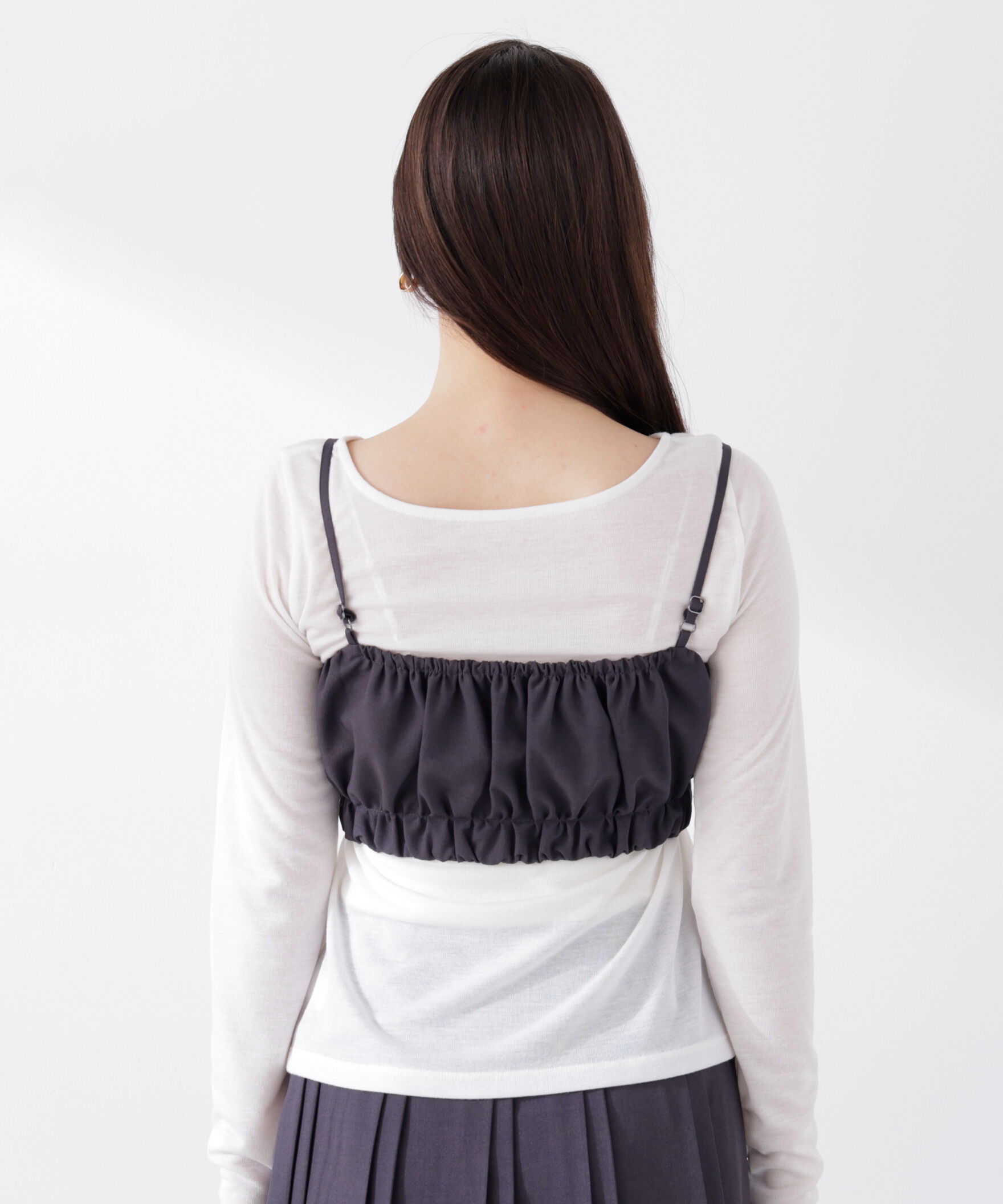 PROPORTION BODY DRESSING「ギャザービスチェ　26SS」|シャツ・ブラウス|