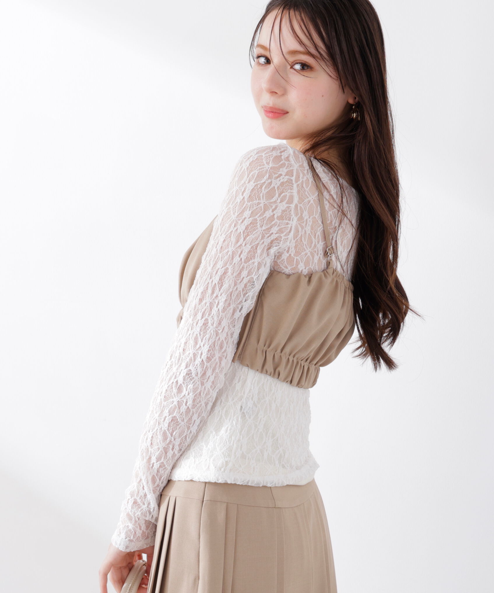 PROPORTION BODY DRESSING「ギャザービスチェ　26SS」|シャツ・ブラウス|