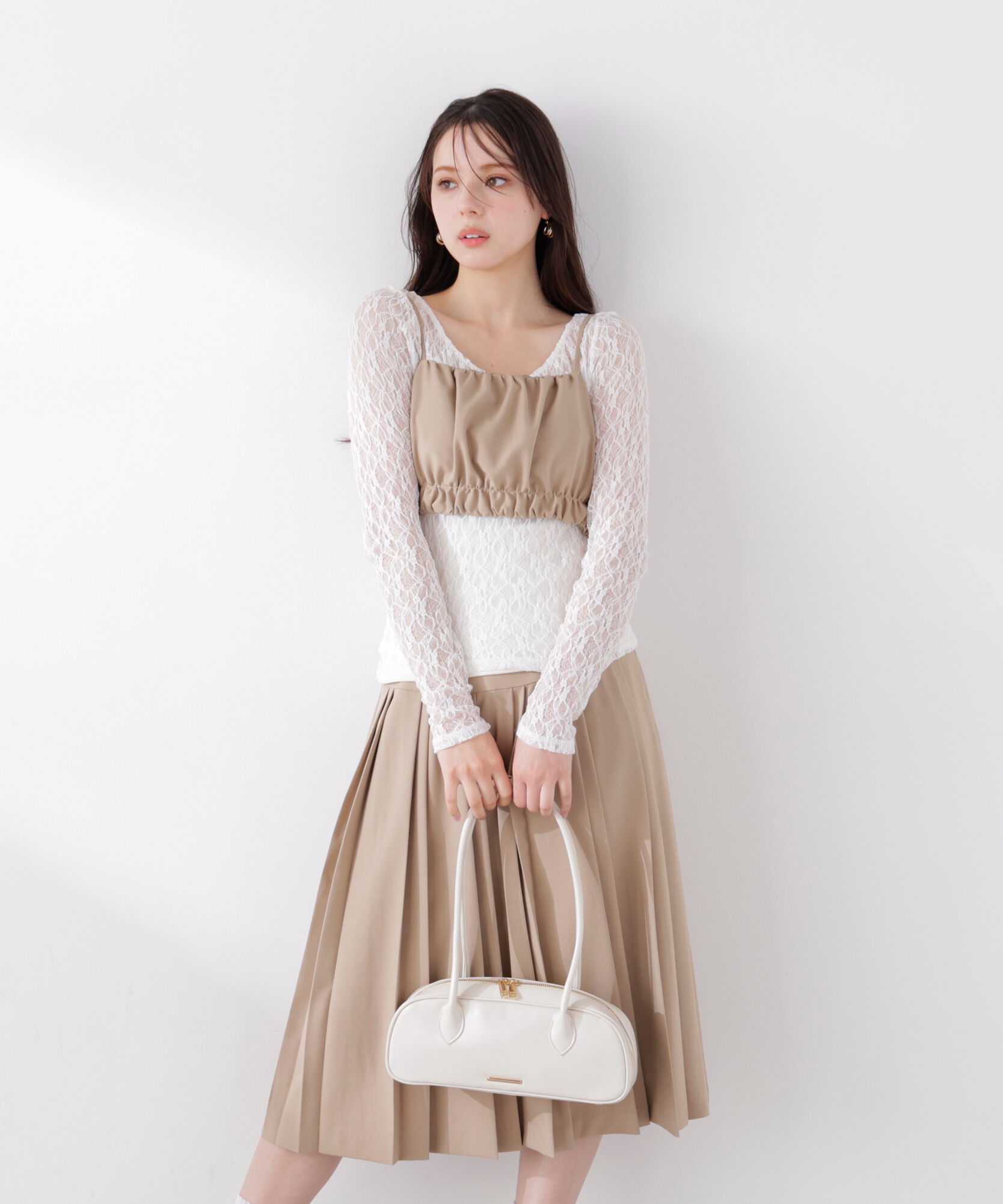 PROPORTION BODY DRESSING「ギャザービスチェ　26SS」|シャツ・ブラウス|