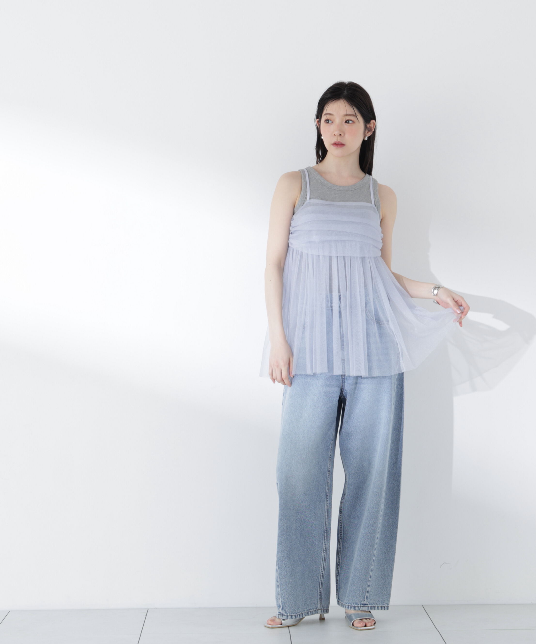 PROPORTION BODY DRESSING「〈a/mie〉カップ付きアメスリ 26SS」|Tシャツ・カットソー|