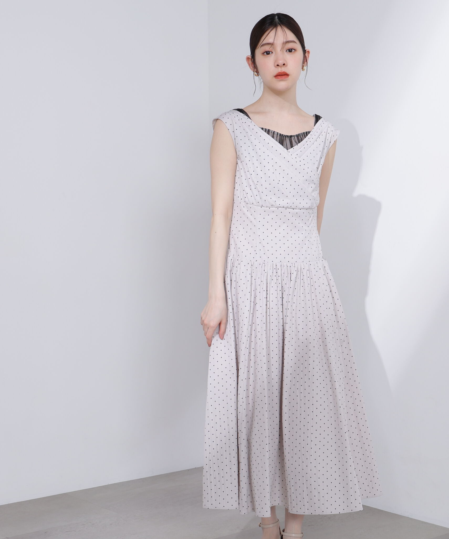 PROPORTION BODY DRESSING「チュールレイヤードレディーワンピース」|ワンピース|