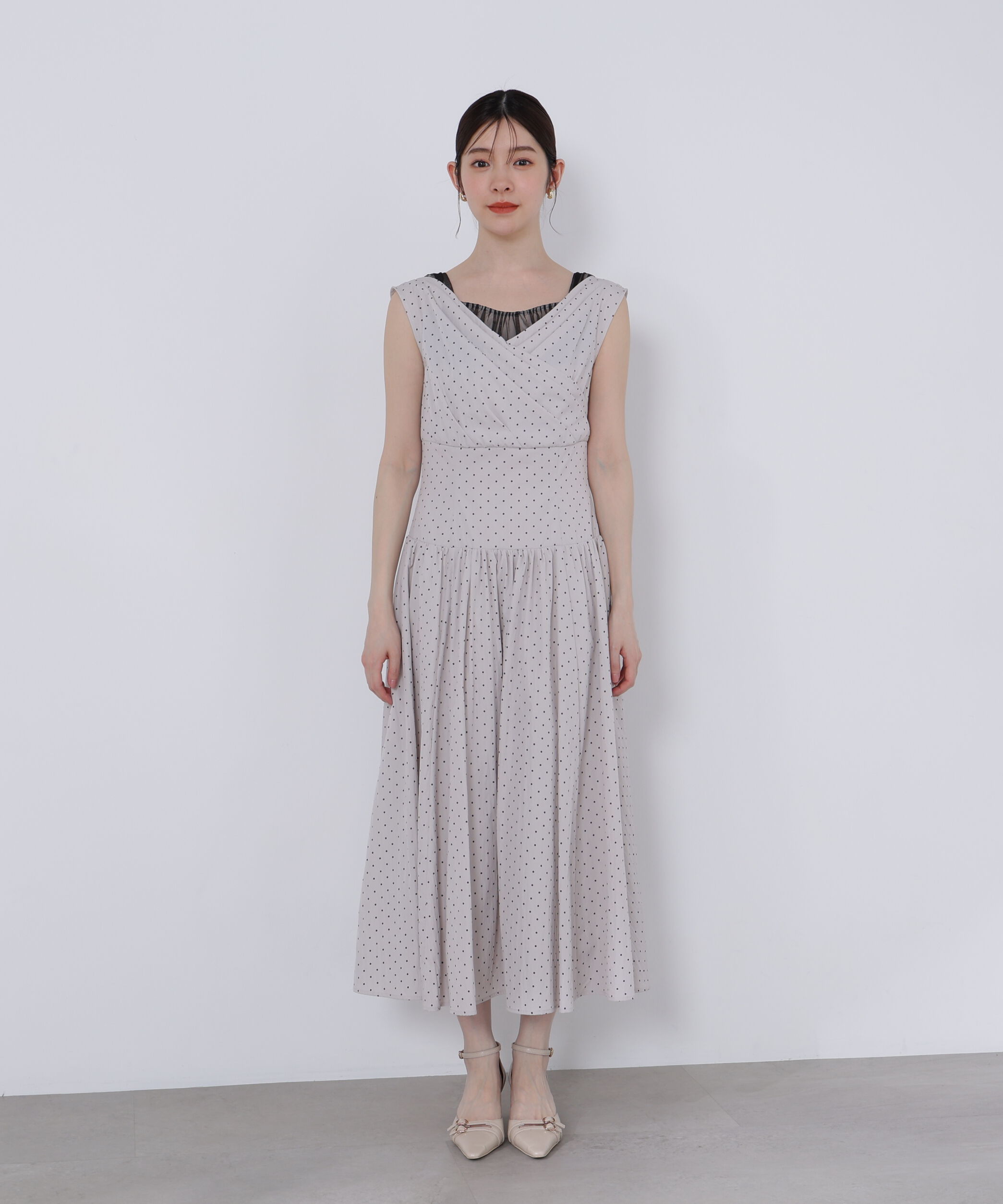 PROPORTION BODY DRESSING「チュールレイヤードレディーワンピース」|ワンピース|