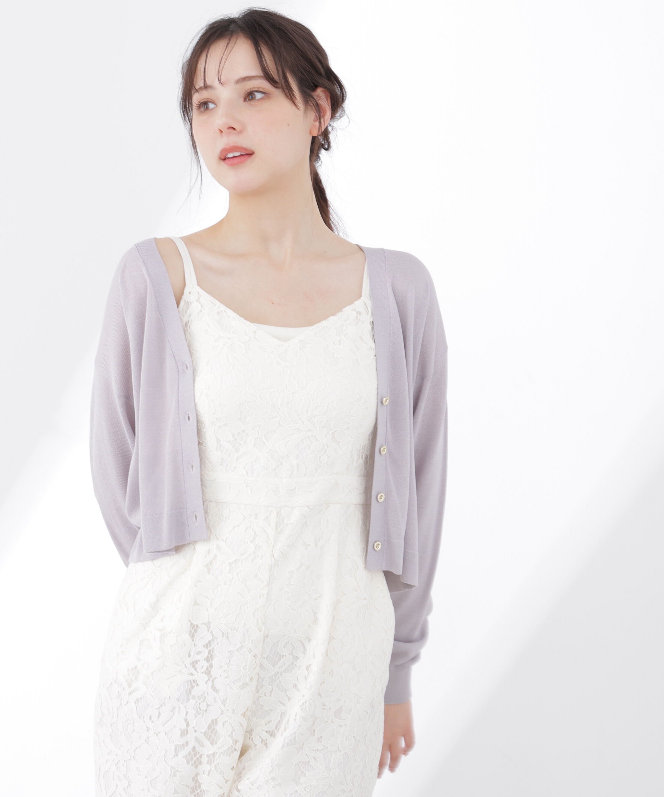 PROPORTION BODY DRESSING「＜青島心さん着用＞＜UVカット＞シアーカーディガン」|カーディガン|