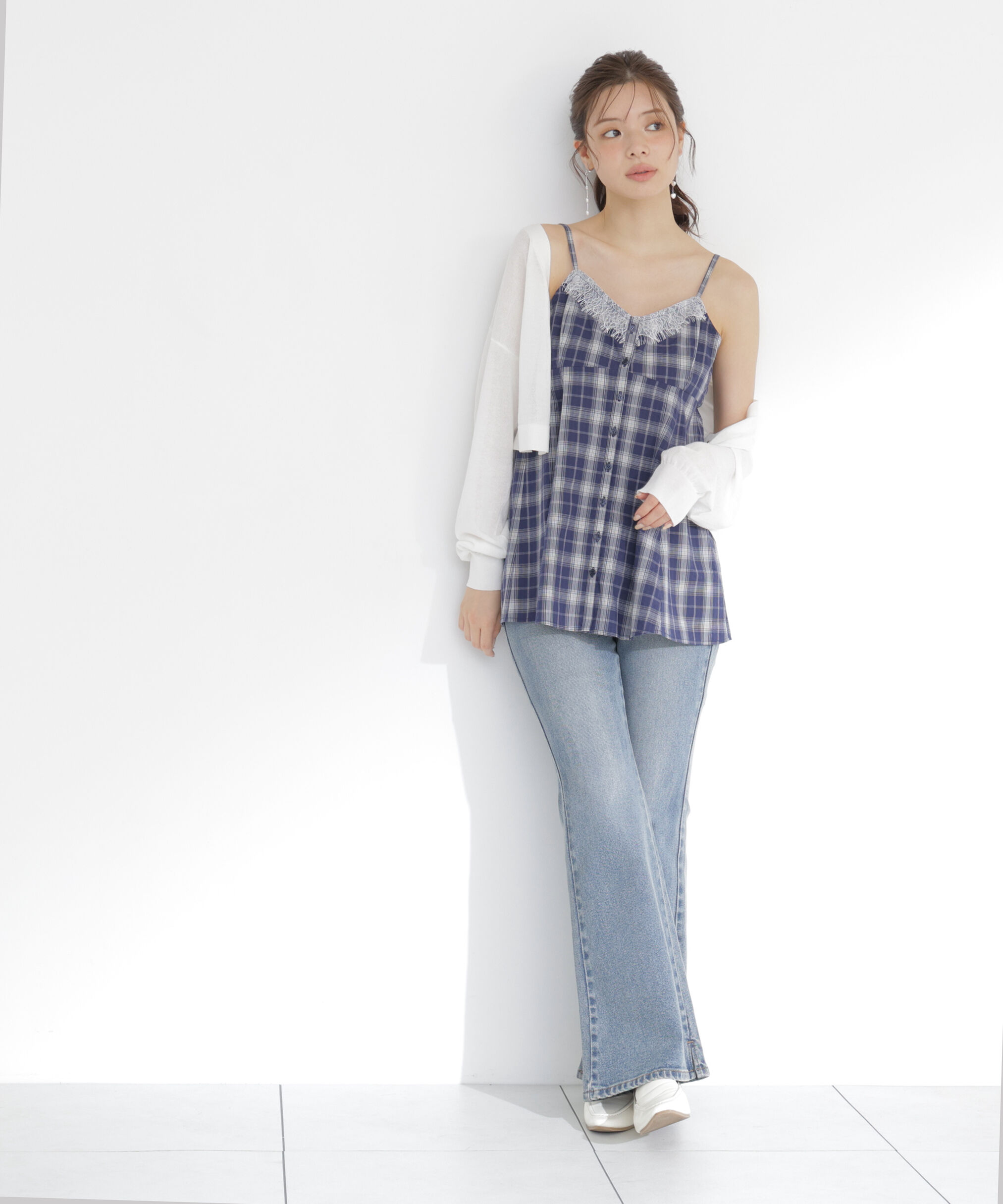 PROPORTION BODY DRESSING「＜青島心さん着用＞＜UVカット＞シアーカーディガン」|カーディガン|