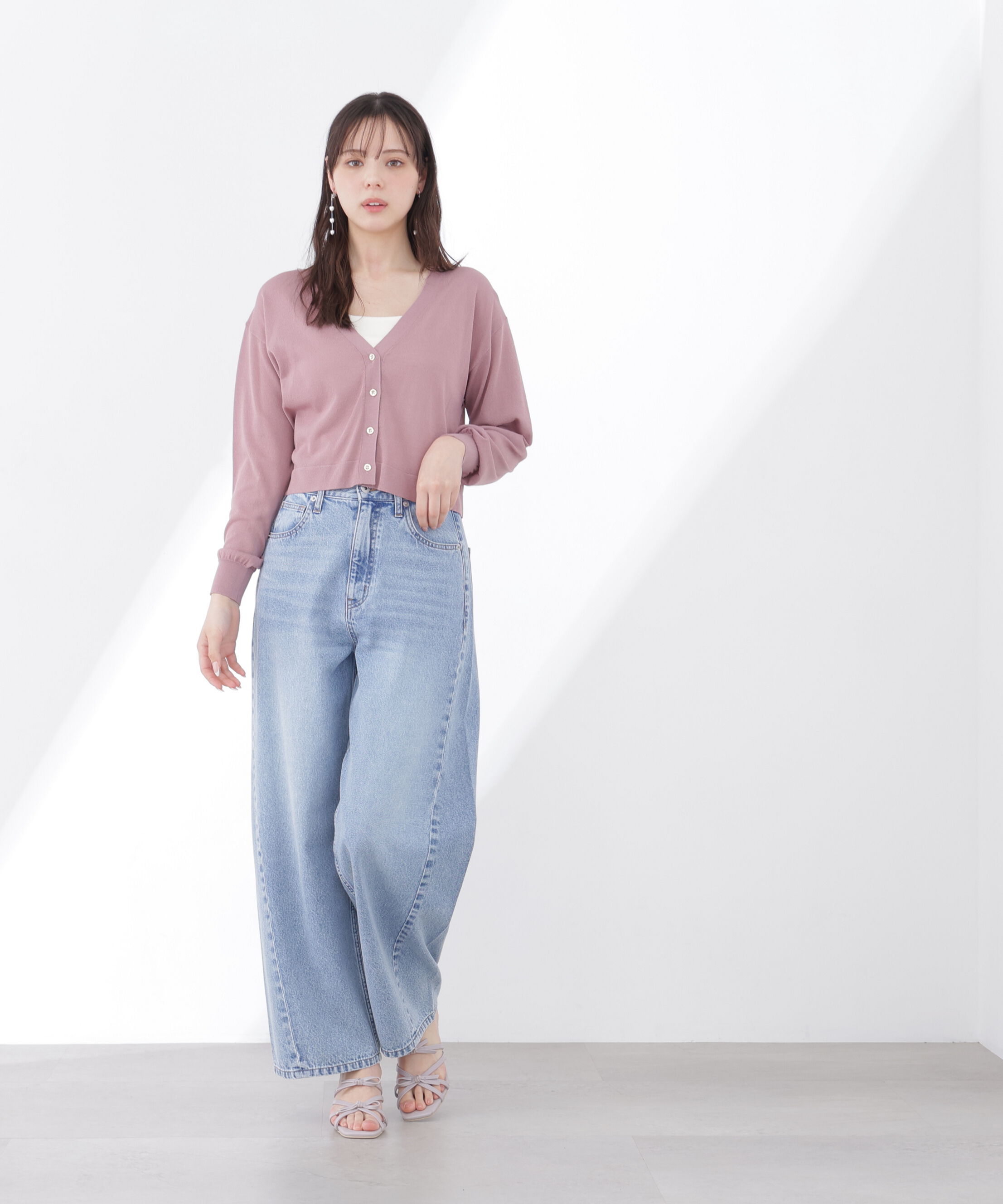 PROPORTION BODY DRESSING「＜青島心さん着用＞＜UVカット＞シアーカーディガン」|カーディガン|