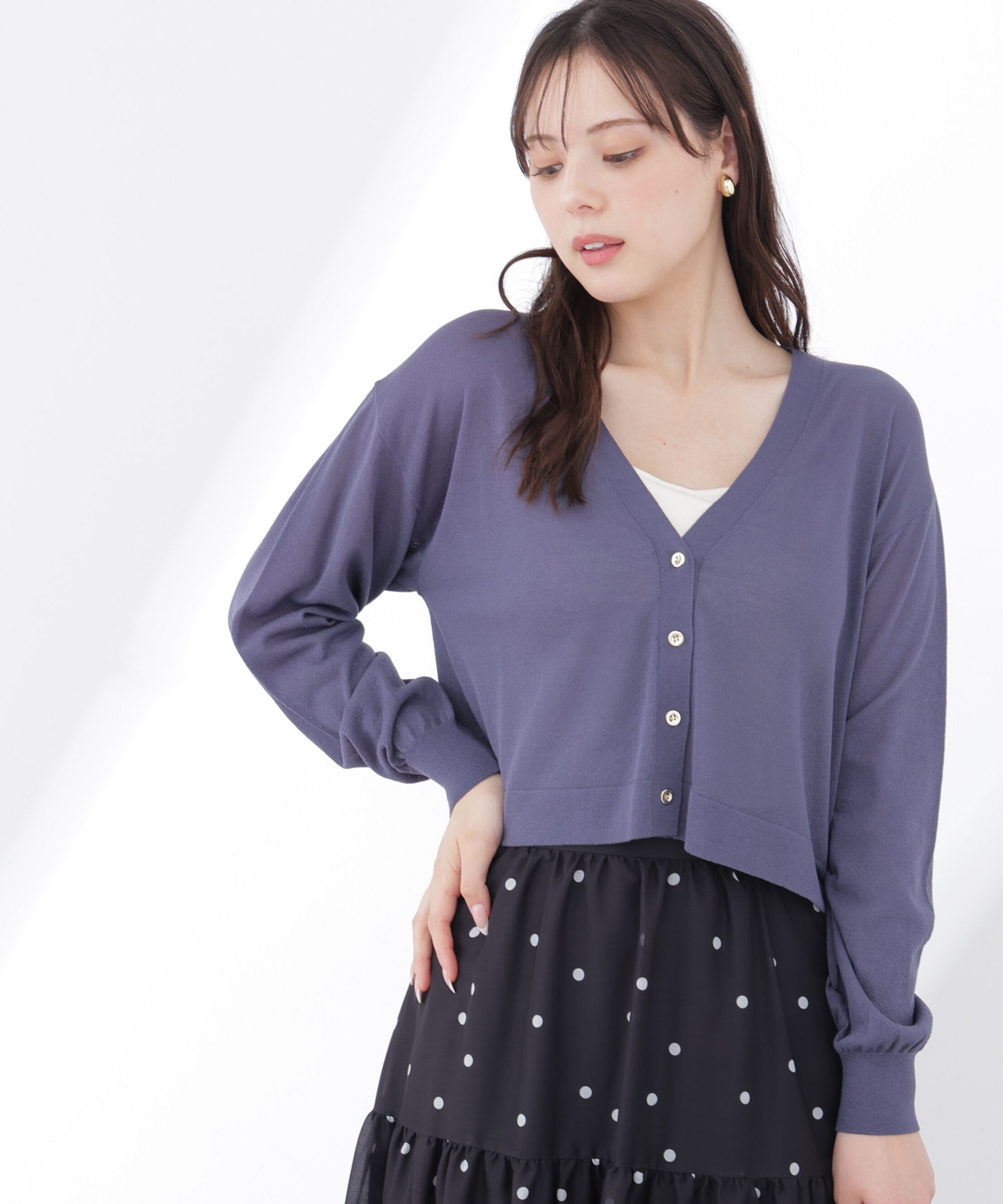 PROPORTION BODY DRESSING「＜青島心さん着用＞＜UVカット＞シアーカーディガン」|カーディガン|