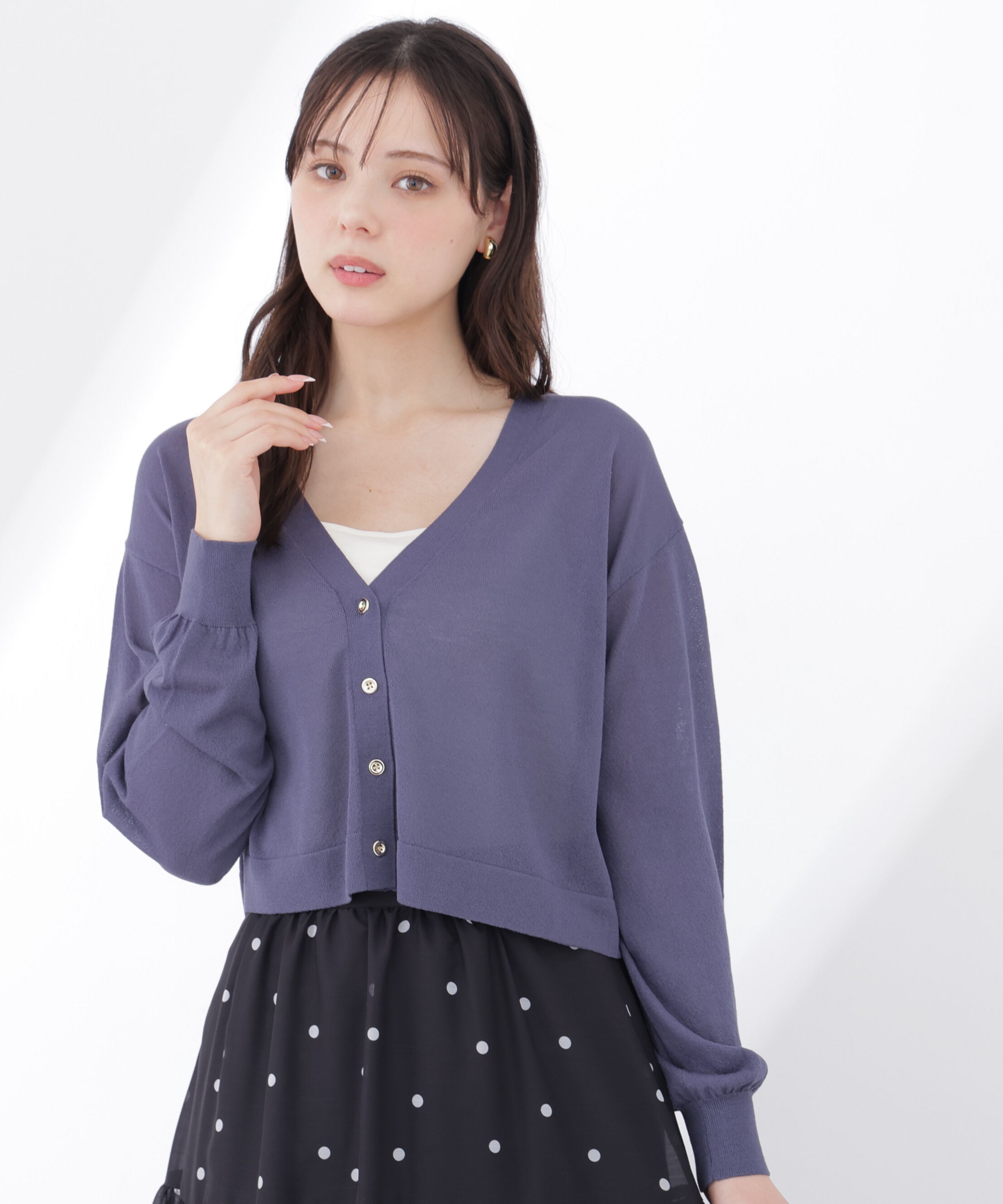 PROPORTION BODY DRESSING「＜青島心さん着用＞＜UVカット＞シアーカーディガン」|カーディガン|