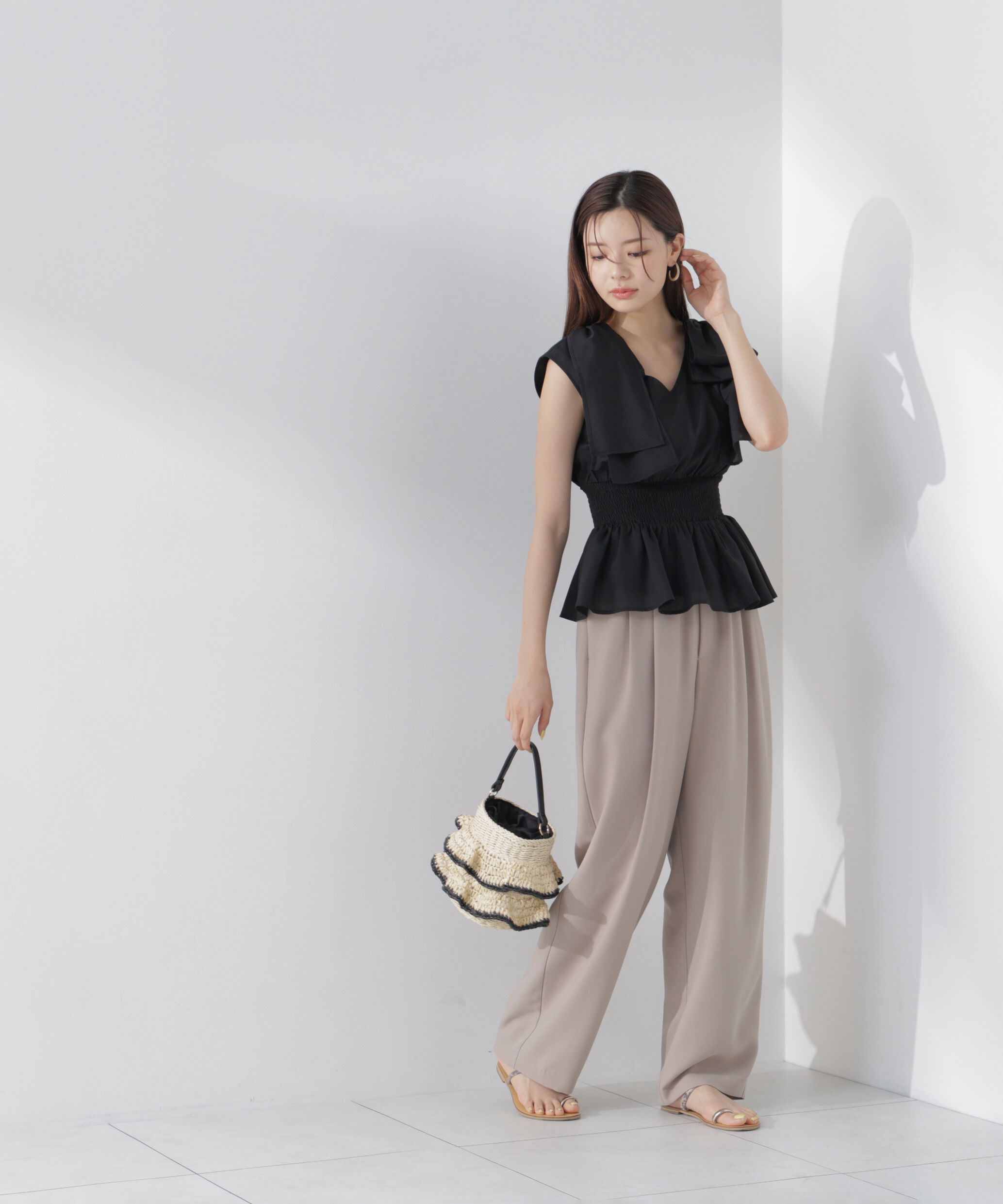 PROPORTION BODY DRESSING「＜中川紅葉さん着用＞〈a/mie〉イージーバレルパンツ」|その他|