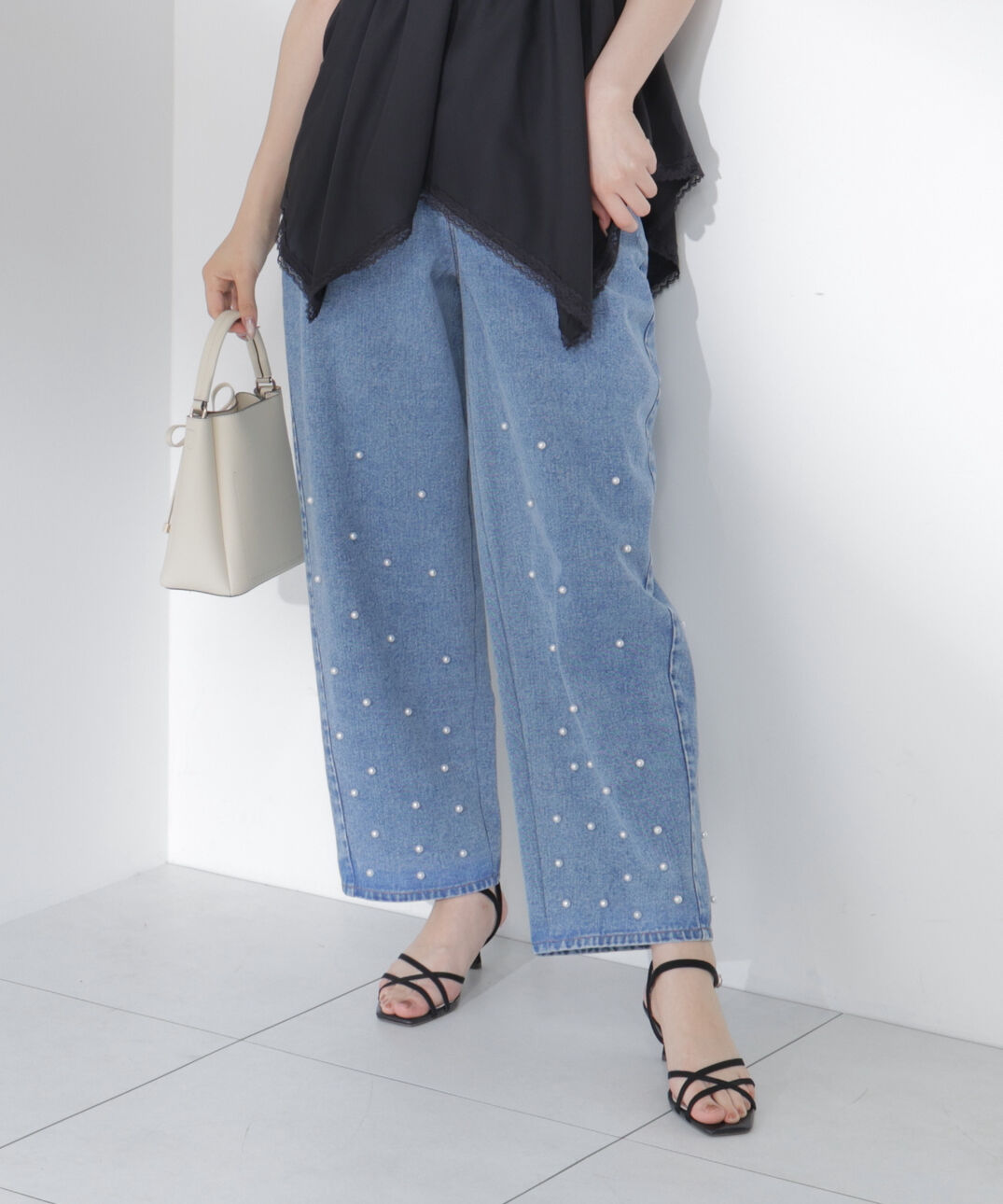 PROPORTION BODY DRESSING「パールデニムパンツ」|その他|