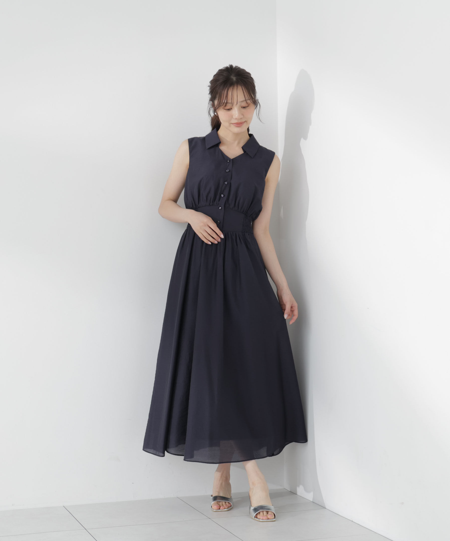 PROPORTION BODY DRESSING「ウエストマークシャツワンピース」|ワンピース|