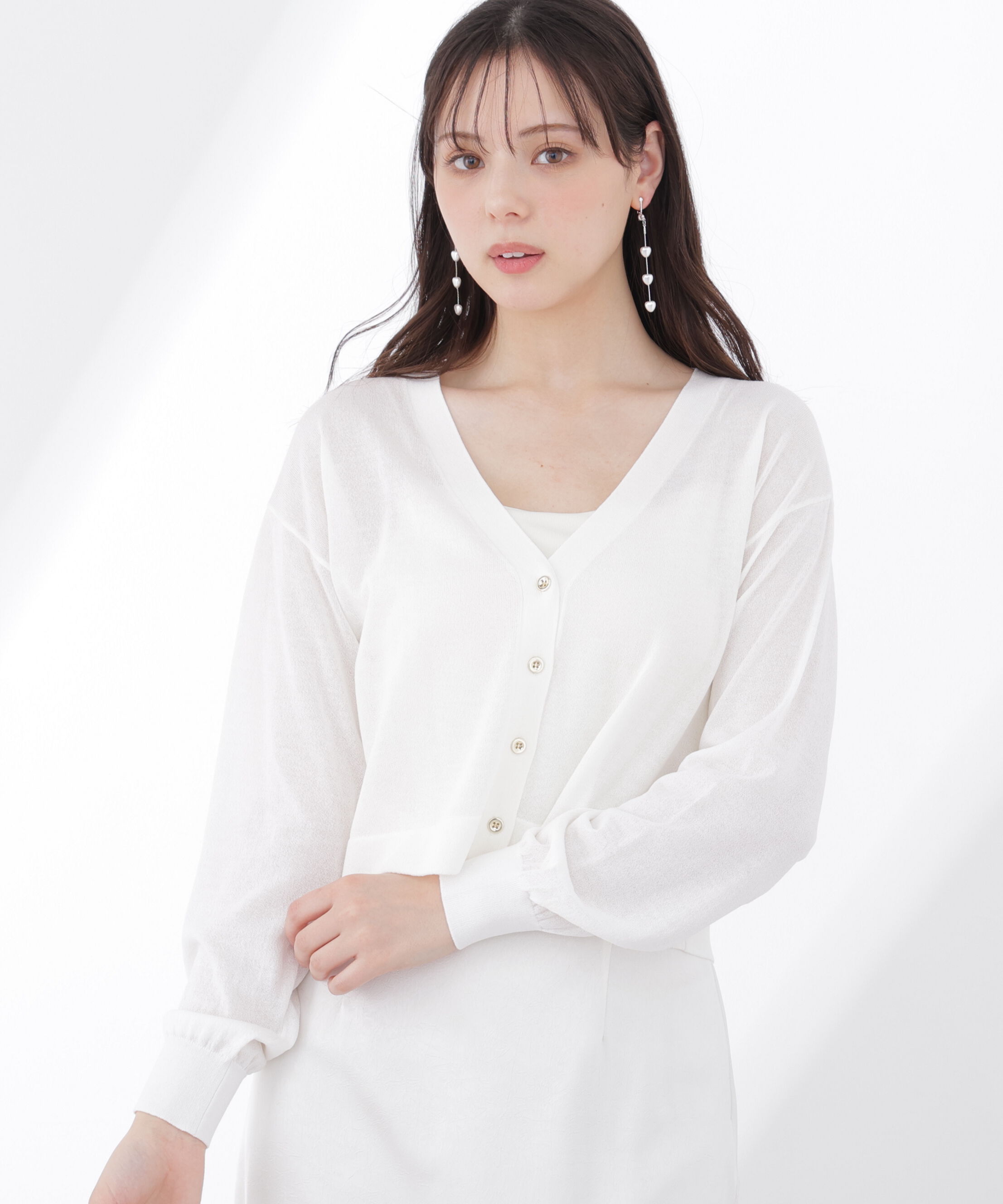 PROPORTION BODY DRESSING「＜UVカット＞シアーカーディガン」|カーディガン|