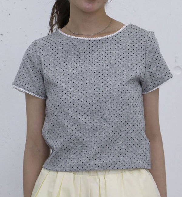 archives「ピコレースドットチビＴ」|Tシャツ・カットソー|GRAY